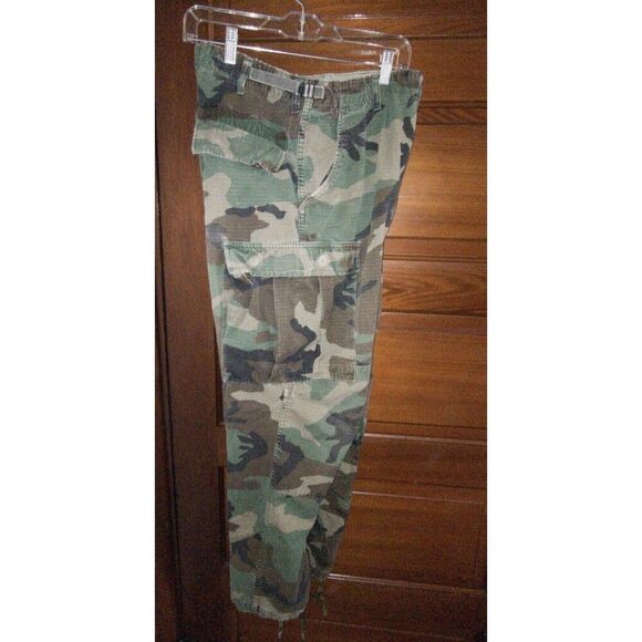 USMC Uniform SGT Rank Service Khaki Shirt SZ 15 & Camo Pants SZ Small Regular - Picture 13 of 14